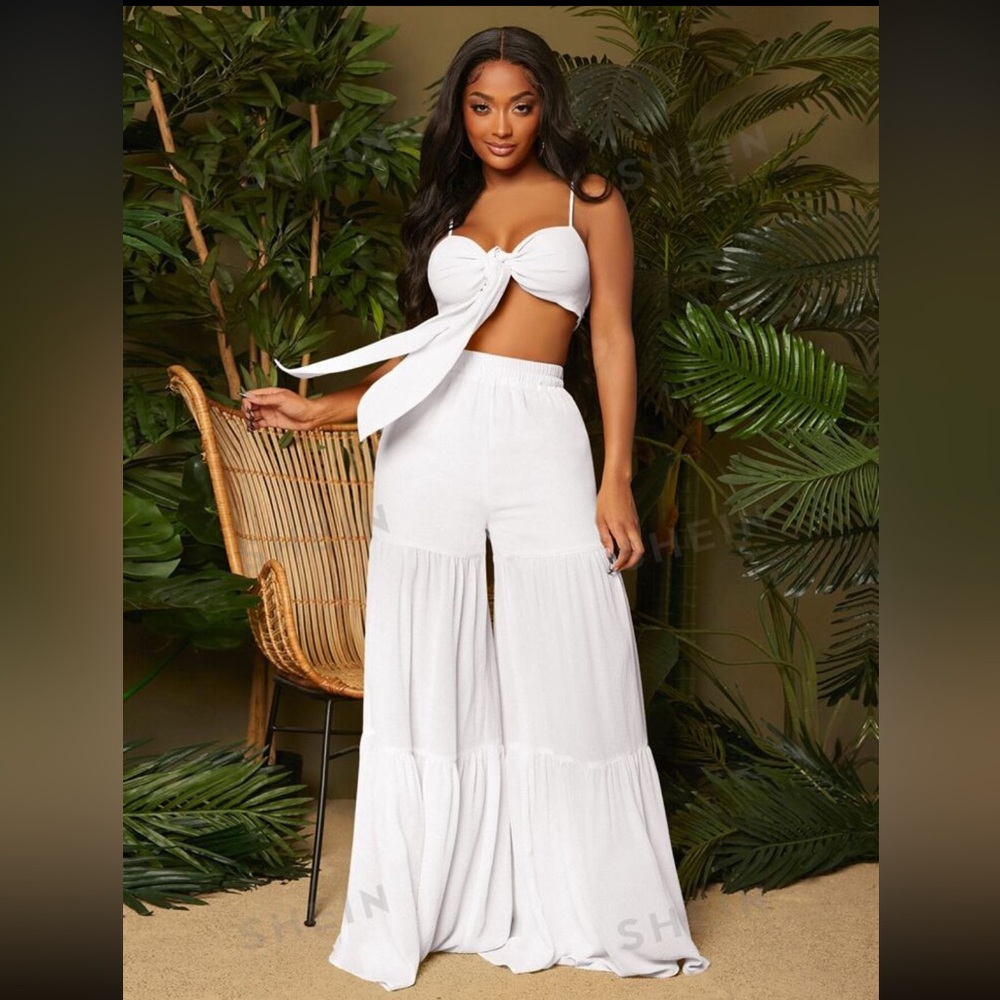 Two piece white set - Picture 2 of 5